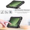 ProCase for Galaxy Tab Active5(X300)/Active3(T570) with S Pen Holder, Rugged Heavy Duty Shockproof Rotating Kickstand Protective Cover