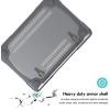 ProCase for MacBook Pro 13 2019/2018/2017/2016 A2159 A1989 A1706 A1708, Heavy Duty Hard Shell Protective Cover with Fold Kickstand with/Without Touch Bar -Grey(Grey)