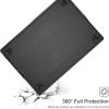 ProCase for MacBook Pro 16 Inch 2026 2025-2021 M5 M4 M3 M2 M1 Pro/Max, Translucent Hard Shell Shockproof Cover for MacBook Pro 16.2″ -Clear(Black)