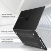 ProCase for MacBook Pro 16 inch Case 2026-2021 (M5 M4 M3 M2 M1 Pro/Max), Slim Hard Shell Case + Keyboard Cover + Storage Bag for MacBook Pro 16″ A3403 A3186 A2991 A2780 A2485 – Crystal(Black)