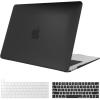ProCase MacBook Pro 13 Case 2019 2018 2017 2016 Release A2159 A1989 A1706 A1708, Hard Case Shell Cover and Keyboard Skin Cover for MacBook Pro 13 Inch with/Without Touch Bar -Black(Black)