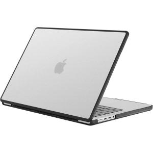 ProCase for MacBook Pro 16 Inch 2026 2025-2021 M5 M4 M3 M2 M1 Pro/Max, Translucent Hard Shell Shockproof Cover for MacBook Pro 16.2″ -Clear(Clear)
