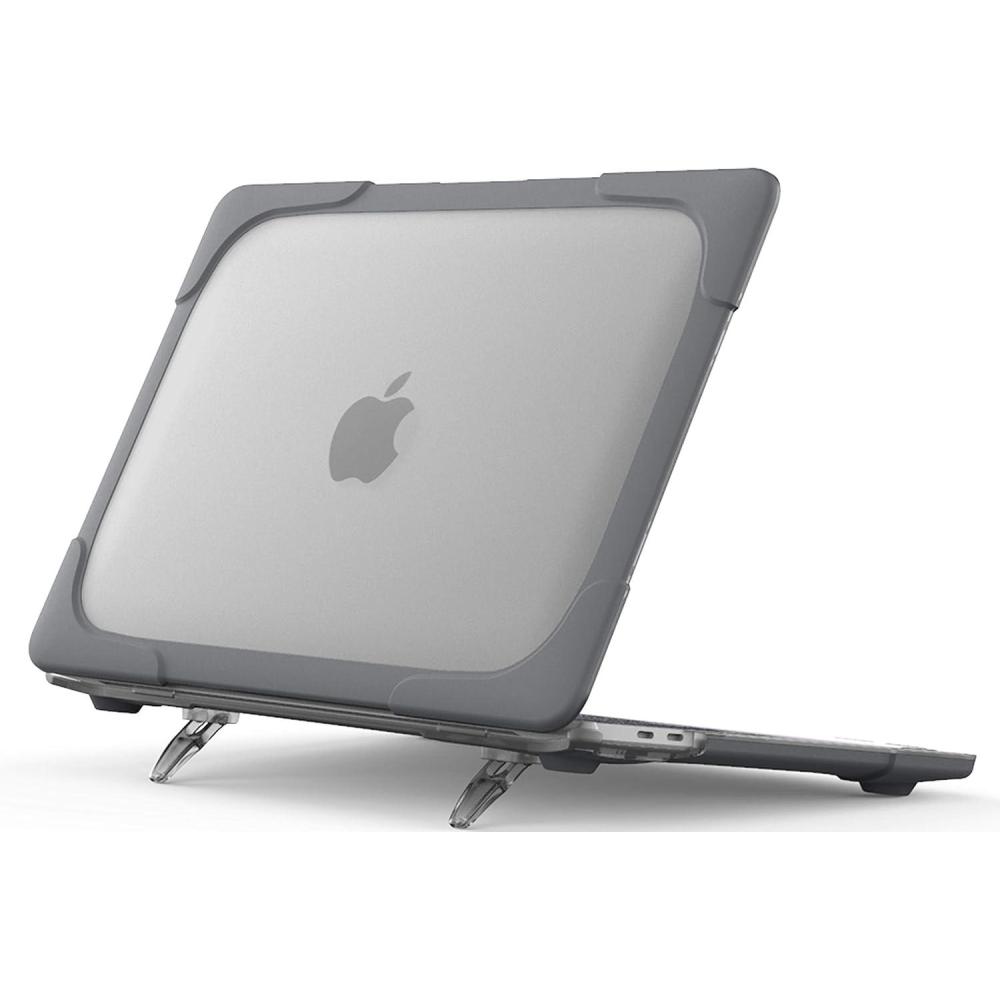 image:imageProCase for MacBook Pro 13 Inch 2023 M2 2022 2020 M1 A2338 A2289 A2251 Heavy Duty Hard Shell Case with Dual Layer Protective Cover and Kickstand for MacBook Pro 13inch GreyGrey