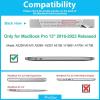 ProCase for MacBook Pro 13 Inch 2023 M2, 2022 2020 M1 A2338/ A2289/ A2251, Heavy Duty Hard Shell Case with Dual Layer Protective Cover and Kickstand for MacBook Pro 13-inch -Grey(Grey)
