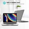 ProCase for MacBook Pro 13 Inch 2023 M2, 2022 2020 M1 A2338/ A2289/ A2251, Heavy Duty Hard Shell Case with Dual Layer Protective Cover and Kickstand for MacBook Pro 13-inch -Grey(Grey)
