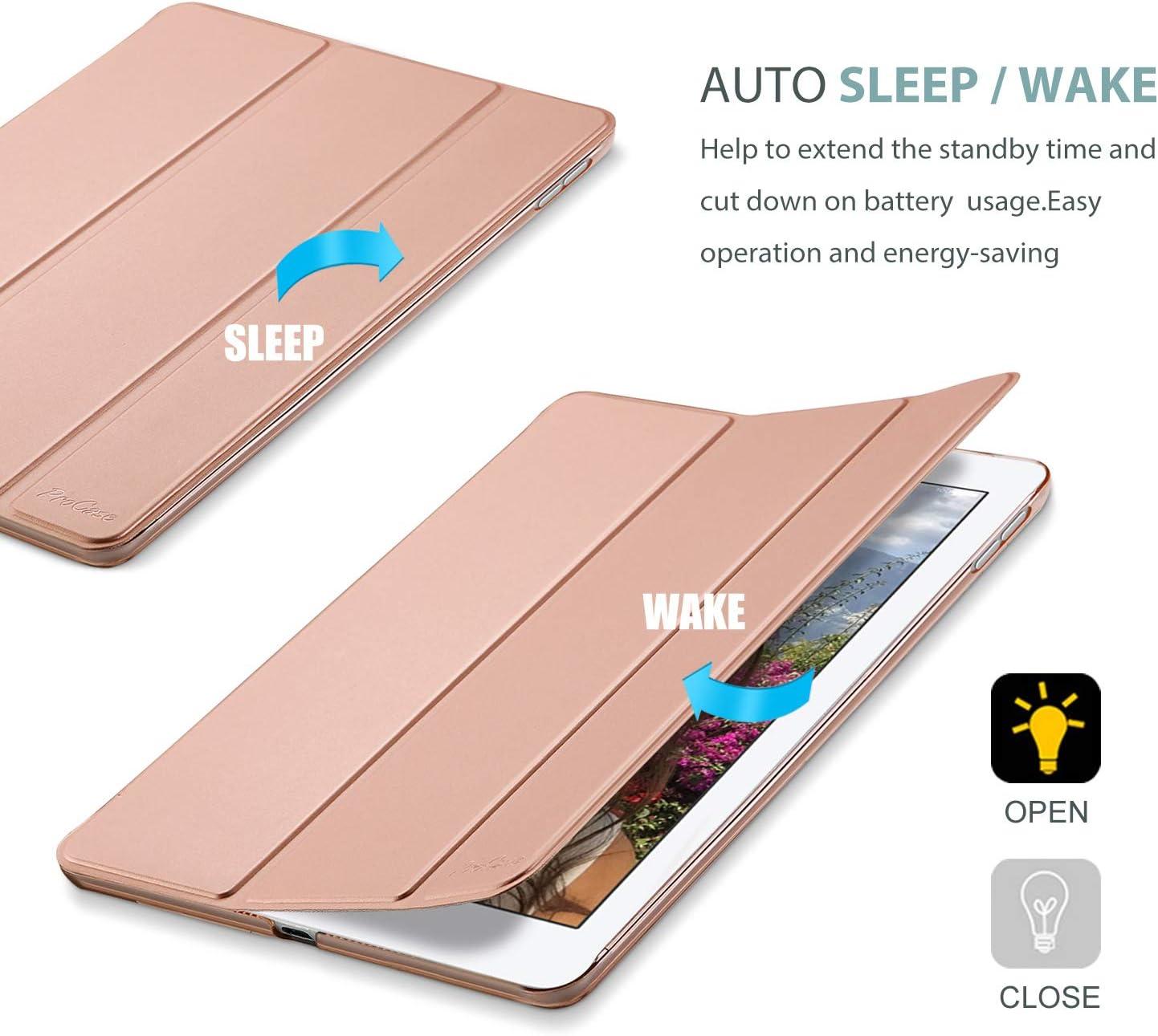 image:imageProCase for iPad 20122011 2nd 3rd 4th Generation Case Old Model Smart Cover for iPad 2iPad 3 iPad 4 NavyRosegold