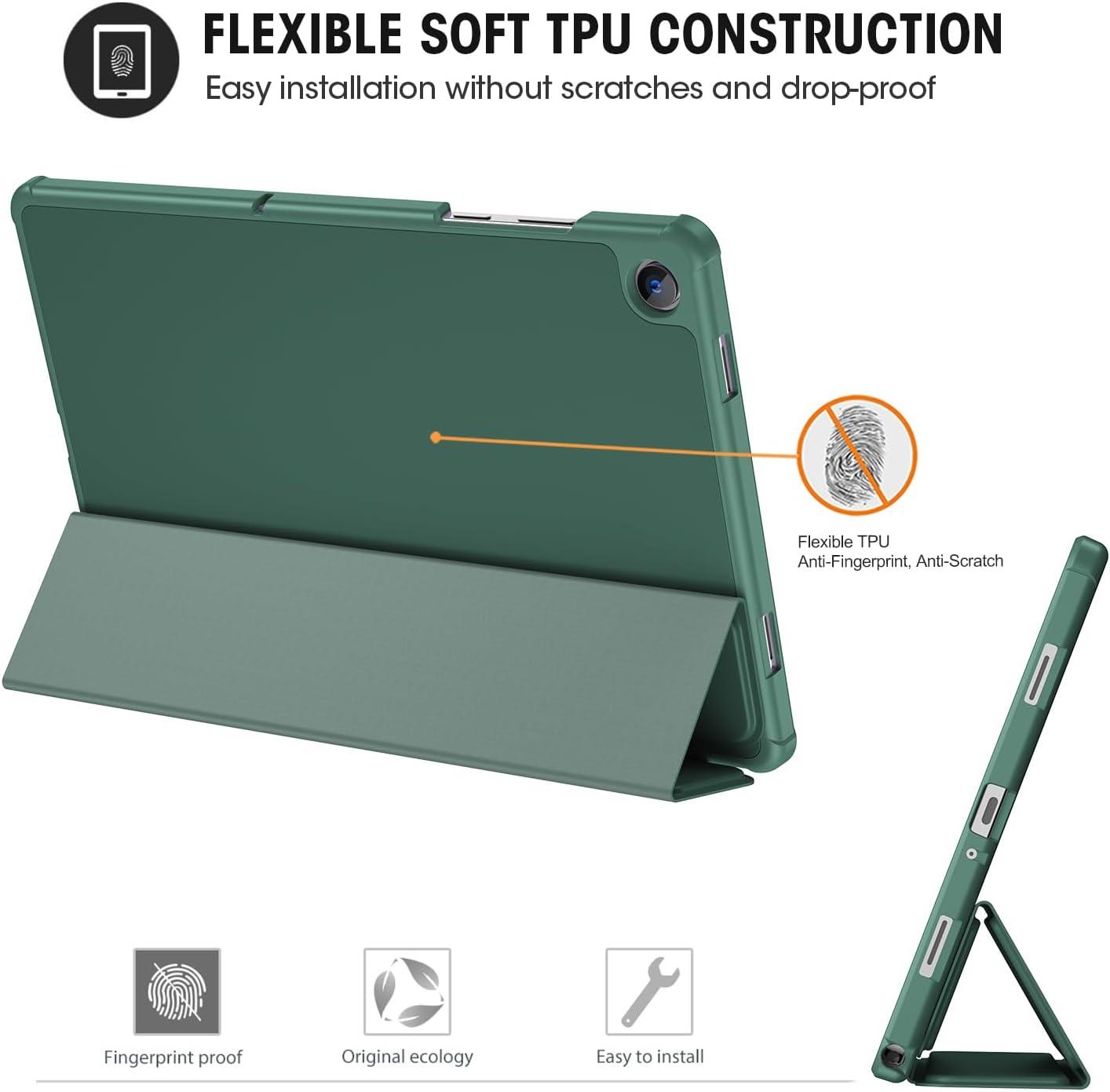 image:imageProCase Smart Case for Galaxy Tab A11 PlusA9 Plus 11 Inch with Soft TPU Back Trifold Stand Slim Folio Cover for 11 Galaxy Tab A11 Plus 2025A9 Plus 2023 NavyMgreen