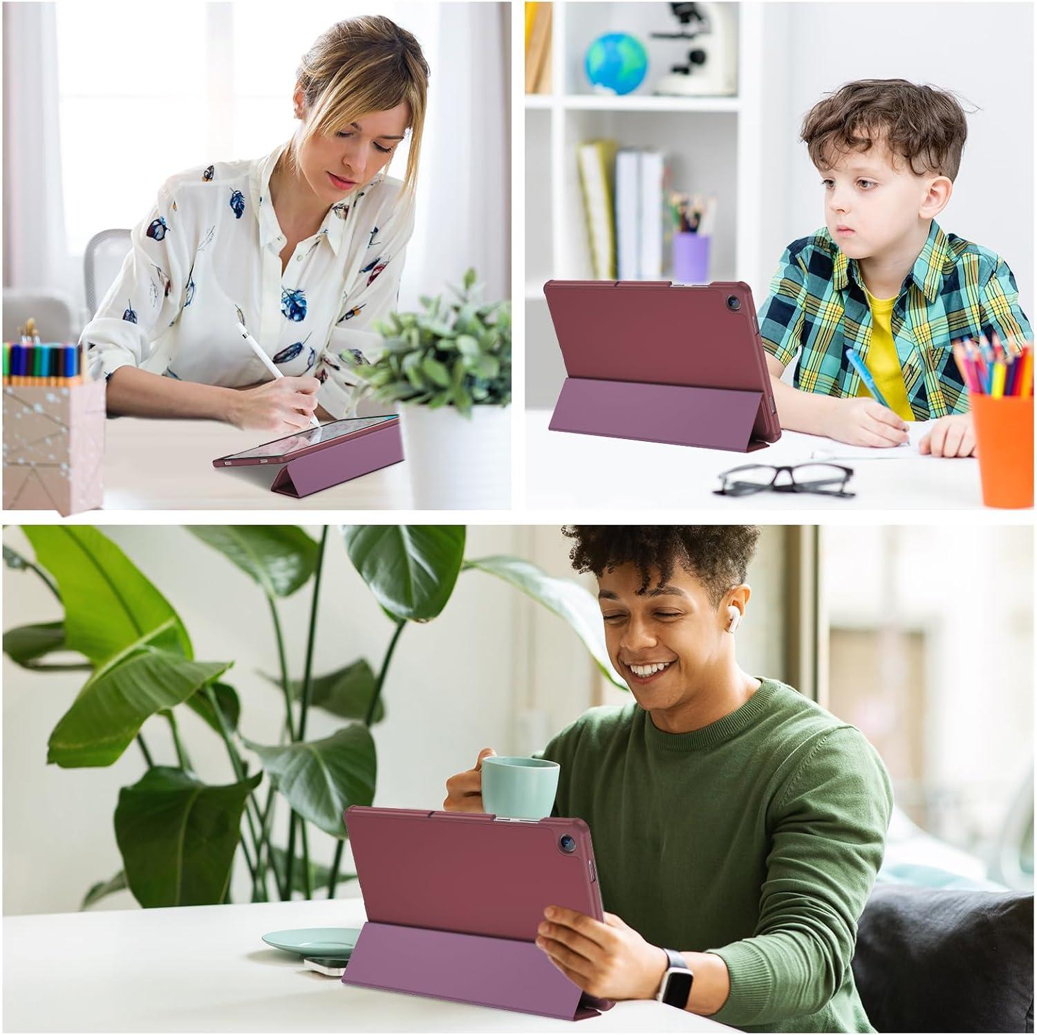 image:imageProCase Smart Case for Galaxy Tab A11 PlusA9 Plus 11 Inch with Soft TPU Back Trifold Stand Slim Folio Cover for 11 Galaxy Tab A11 Plus 2025A9 Plus 2023 NavyWine