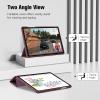 ProCase Smart Case for Galaxy Tab A11+ Plus/A9+ Plus 11 Inch with Soft TPU Back, Trifold Stand Slim Folio Cover for 11″ Galaxy Tab A11+ Plus 2025/A9+ Plus 2023 -Navy(Wine)