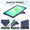 ProCase Smart Case for Galaxy Tab A11+ Plus/A9+ Plus 11 Inch with Soft TPU Back, Trifold Stand Slim Folio Cover for 11″ Galaxy Tab A11+ Plus 2025/A9+ Plus 2023 -Navy(Navy)