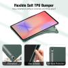 ProCase Smart Case for Galaxy Tab S10 Lite/S10 FE/S9 FE 10.9-Inch with S Pen Holder, Trifold Stand Folio Cover with Soft TPU Back for 10.9″ Galaxy Tab S10 Lite/S10 FE/S9 FE -Matchagreen(Mgreen)