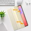 ProCase Smart Case for Galaxy Tab S10 Lite/S10 FE/S9 FE 10.9-Inch with S Pen Holder, Trifold Stand Folio Cover with Soft TPU Back for 10.9″ Galaxy Tab S10 Lite/S10 FE/S9 FE -Matchagreen(Starlight)