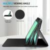ProCase Touchpad Keyboard Case for 2025 11″ Galaxy Tab A11+ / 2023 Tab A9+ (5G/Wi-Fi); Detachable Wireless Type-C Charging Keyboard Folio Cover for Galaxy Tab A11 Plus / A9 Plus 11-Inch-MidnightGreen(A. Black)