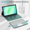 ProCase Touchpad Keyboard Case for 2025 11″ Galaxy Tab A11+ / 2023 Tab A9+ (5G/Wi-Fi); Detachable Wireless Type-C Charging Keyboard Folio Cover for Galaxy Tab A11 Plus / A9 Plus 11-Inch-MidnightGreen(B. Midnight Green)