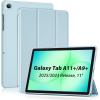 ProCase Smart Case for Galaxy Tab A11+ Plus/A9+ Plus 11 Inch with Soft TPU Back, Trifold Stand Slim Folio Cover for 11″ Galaxy Tab A11+ Plus 2025/A9+ Plus 2023 -Navy(Skyblue)
