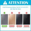 ProCase Galaxy Tab S6 10.5” 2019 Case with S Pen Holder (Model SM-T860/T865/T867), Rugged Heavy Duty Shockproof Cover with Hand Strap Rotating Kickstand Protective –Black