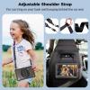 ProCase Shockproof Case for Galaxy Tab A9 8.7 inch 2023, Heavy Duty Rugged Cover with Rotating Kickstand Hand/Shoulder Strap Kids Proof for Galaxy Tablet SM-X110 -All Black