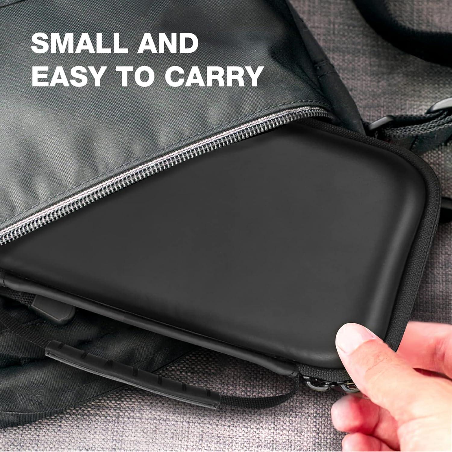 image:imageProCase Carrying Case for Switch Lite with Screen Protector Portable Travel Carry Case Hard Shell 2 in 1 Accessories Kit for Switch Lite 2019 with 10 Game Cartridges Black