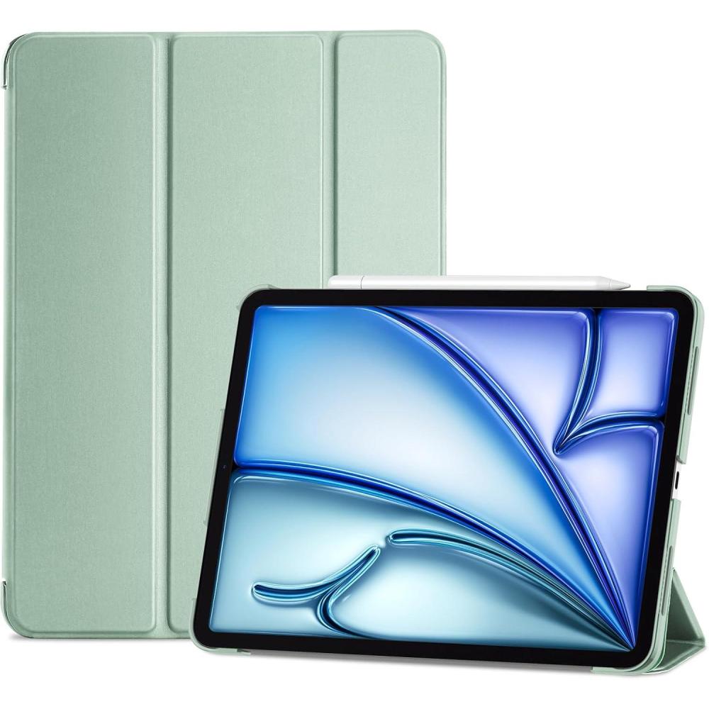 image:imageProCase Smart Case for iPad Air 11inch M4 2026 8th Gen M3 2025 M2 2024 amp 109 Inch iPad Air 5th 2022 amp 4th 2020 Protective Hard Back Cover with Pencil Holder NavyGreen