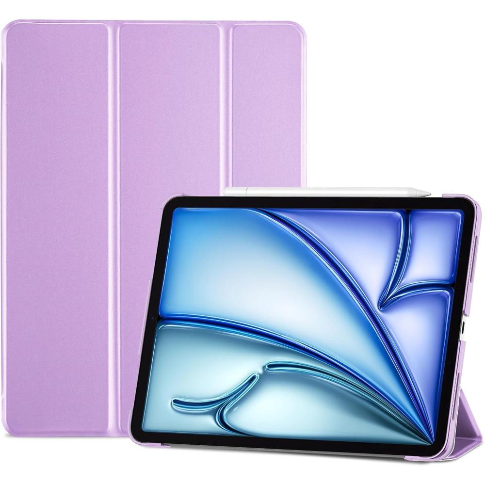 image:imageProCase Smart Case for iPad Air 11inch M4 2026 8th Gen M3 2025 M2 2024 amp 109 Inch iPad Air 5th 2022 amp 4th 2020 Protective Hard Back Cover with Pencil Holder NavyViolet