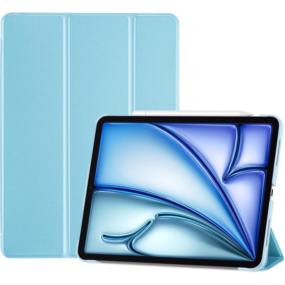 image:imageProCase Smart Case for iPad Air 11inch M4 2026 8th Gen M3 2025 M2 2024 amp 109 Inch iPad Air 5th 2022 amp 4th 2020 Protective Hard Back Cover with Pencil Holder NavySky