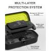 ProCase Large Carrying Case for Rog Xbox Ally / Rog Xbox Ally X 2025, Dual Layer Protective Hard EVA Travel Box Fits Console, Adapter, Cable, Earbuds and Accessories -Black