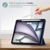 ProCase Smart Case for iPad Air 11-inch M4 (2026, 8th Gen) / M3 (2025) / M2 (2024) & 10.9 Inch iPad Air 5th (2022) & 4th (2020) – Protective Hard Back Cover with Pencil Holder – Navy(Navy)