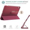ProCase Smart Case for iPad Air 11-inch M4 (2026, 8th Gen) / M3 (2025) / M2 (2024) & 10.9 Inch iPad Air 5th (2022) & 4th (2020) – Protective Hard Back Cover with Pencil Holder – Navy(Wine)