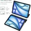 ProCase Smart Case for iPad Air 11-inch M4 (2026, 8th Gen) / M3 (2025) / M2 (2024) & 10.9 Inch iPad Air 5th (2022) & 4th (2020) – Protective Hard Back Cover with Pencil Holder – Navy(Mgreen)