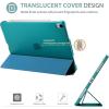 ProCase Smart Case for iPad Air 11-inch M4 (2026, 8th Gen) / M3 (2025) / M2 (2024) & 10.9 Inch iPad Air 5th (2022) & 4th (2020) – Protective Hard Back Cover with Pencil Holder – Navy(Emerald)