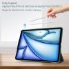 ProCase Smart Case for iPad Air 11-inch M4 (2026, 8th Gen) / M3 (2025) / M2 (2024) & 10.9 Inch iPad Air 5th (2022) & 4th (2020) – Protective Hard Back Cover with Pencil Holder – Navy(Mgreen)