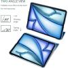 ProCase Smart Case for iPad Air 11-inch M4 (2026, 8th Gen) / M3 (2025) / M2 (2024) & 10.9 Inch iPad Air 5th (2022) & 4th (2020) – Protective Hard Back Cover with Pencil Holder – Navy(Blue)