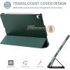 ProCase Smart Case for iPad Air 11-inch M4 (2026, 8th Gen) / M3 (2025) / M2 (2024) & 10.9 Inch iPad Air 5th (2022) & 4th (2020) – Protective Hard Back Cover with Pencil Holder – Navy(Mgreen)