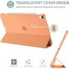 ProCase Smart Case for iPad Air 11-inch M4 (2026, 8th Gen) / M3 (2025) / M2 (2024) & 10.9 Inch iPad Air 5th (2022) & 4th (2020) – Protective Hard Back Cover with Pencil Holder – Navy(Orange)