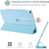 ProCase Smart Case for iPad Air 11-inch M4 (2026, 8th Gen) / M3 (2025) / M2 (2024) & 10.9 Inch iPad Air 5th (2022) & 4th (2020) – Protective Hard Back Cover with Pencil Holder – Navy(Sky)