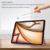 ProCase Smart Case for iPad Air 11-inch M4 (2026, 8th Gen) / M3 (2025) / M2 (2024) & 10.9 Inch iPad Air 5th (2022) & 4th (2020) – Protective Hard Back Cover with Pencil Holder – Navy(Rosegold)