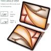 ProCase Smart Case for iPad Air 11-inch M4 (2026, 8th Gen) / M3 (2025) / M2 (2024) & 10.9 Inch iPad Air 5th (2022) & 4th (2020) – Protective Hard Back Cover with Pencil Holder – Navy(Rosegold)