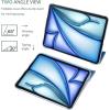 ProCase Smart Case for iPad Air 11-inch M4 (2026, 8th Gen) / M3 (2025) / M2 (2024) & 10.9 Inch iPad Air 5th (2022) & 4th (2020) – Protective Hard Back Cover with Pencil Holder – Navy(Skyblue)
