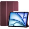 ProCase Smart Case for iPad Air 11-inch M4 (2026, 8th Gen) / M3 (2025) / M2 (2024) & 10.9 Inch iPad Air 5th (2022) & 4th (2020) – Protective Hard Back Cover with Pencil Holder – Navy(Wine)