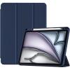 ProCase Smart Case for iPad Air 11-inch M4 (2026, 8th Gen) / M3 (2025) / M2 (2024) & 10.9 Inch iPad Air 5th (2022) & 4th (2020) – Protective Hard Back Cover with Pencil Holder – Navy(Navy)
