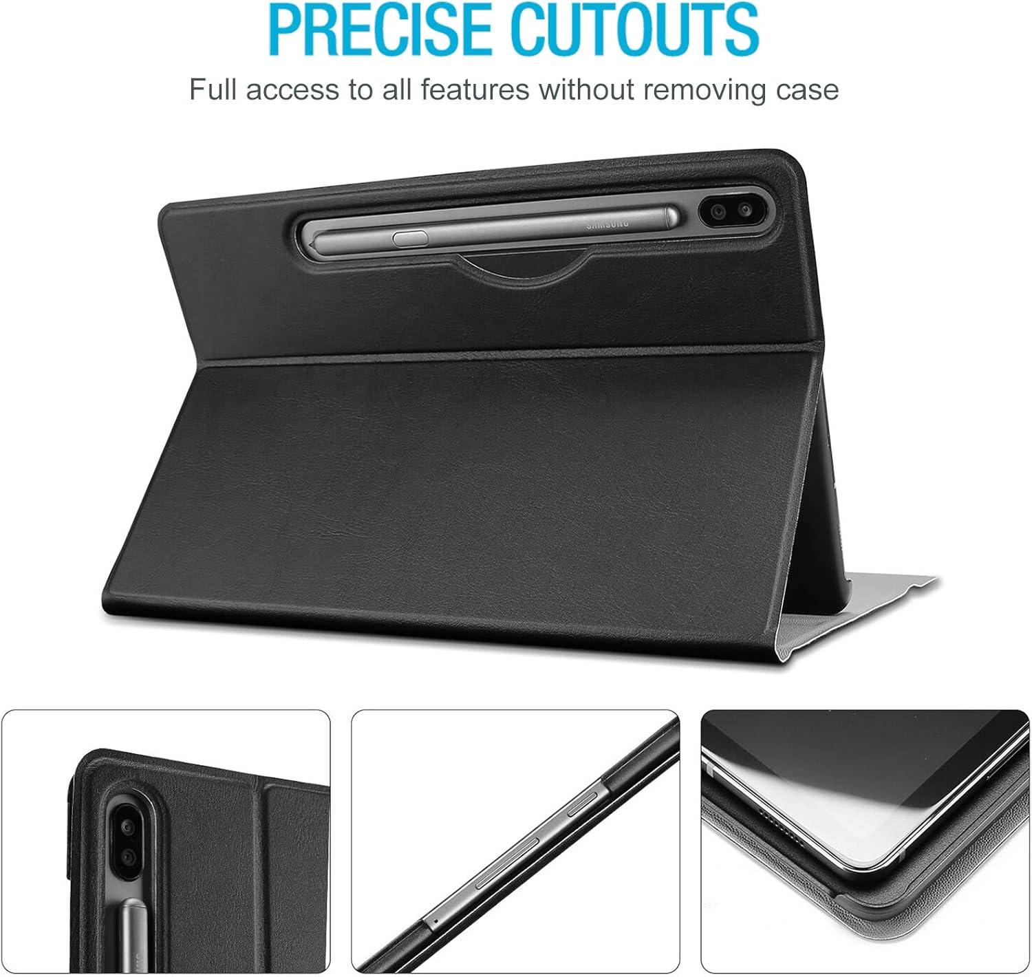 image:imageProCase Keyboard Case for 124 inch Galaxy Tab S8 Plus 2022 Tab S7 FE 2021 Tab S7 Plus 2020 with S Pen HolderMagnetically Detachable Wireless Keyboard for SMX800 X806 T730 T736 T970 T975 Black