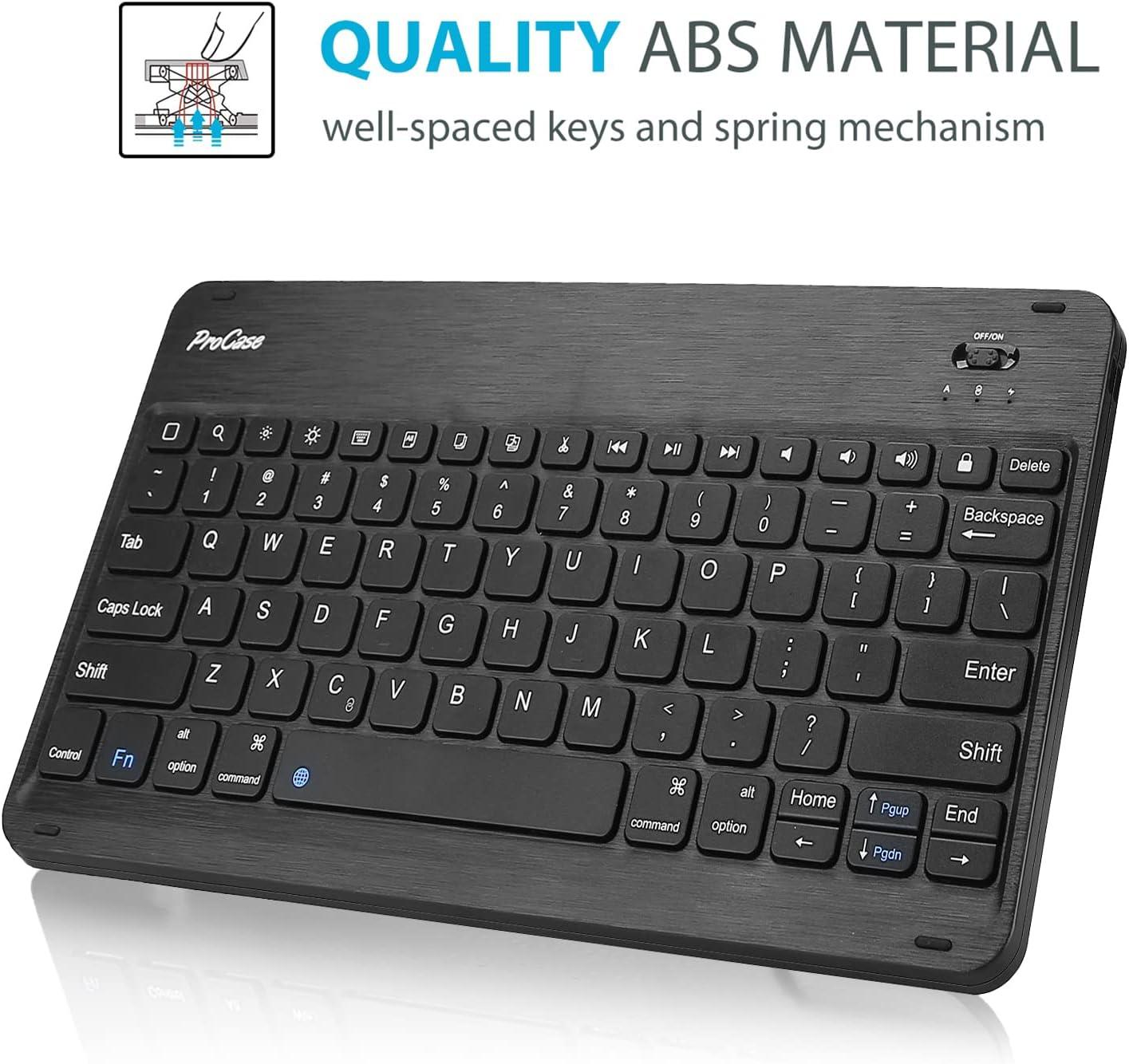 image:imageProCase Keyboard Case for 124 inch Galaxy Tab S8 Plus 2022 Tab S7 FE 2021 Tab S7 Plus 2020 with S Pen HolderMagnetically Detachable Wireless Keyboard for SMX800 X806 T730 T736 T970 T975 Black