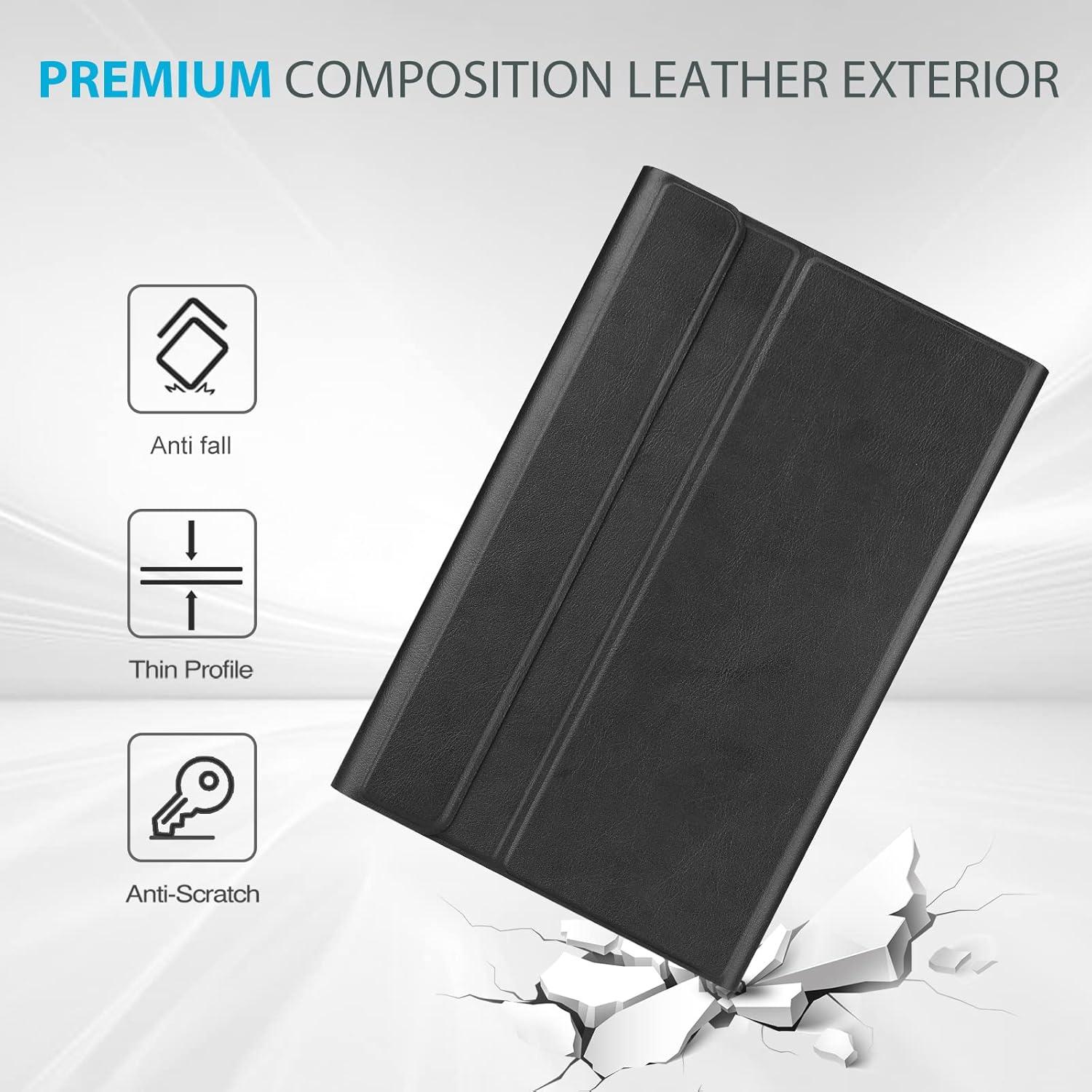 image:imageProCase Keyboard Case for 124 inch Galaxy Tab S8 Plus 2022 Tab S7 FE 2021 Tab S7 Plus 2020 with S Pen HolderMagnetically Detachable Wireless Keyboard for SMX800 X806 T730 T736 T970 T975 Black