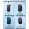 ProCase Hard Case for SanDisk Extreme Portable SSD (New/Old Model), Extreme Pro Portable SSD, 500GB 1TB 2TB 4TB 8TB USB-C Solid State Drive, EVA Shockproof Travel Case with 2 SD Card Slots-OrangeBlack(Green Black)