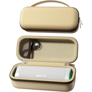 ProCase Hard Travel Case for BolaButty/Beats Pill Portable Speaker, EVA Shockproof Protective Carrying Case, with Handle & Mesh Pocket for Outdoor Travel -Tan(Tan)